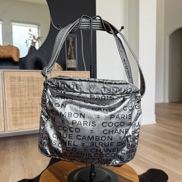 Chanel Coco Cambon Rue 31 Metallic Shoulder Bag - Picture 1 of 12